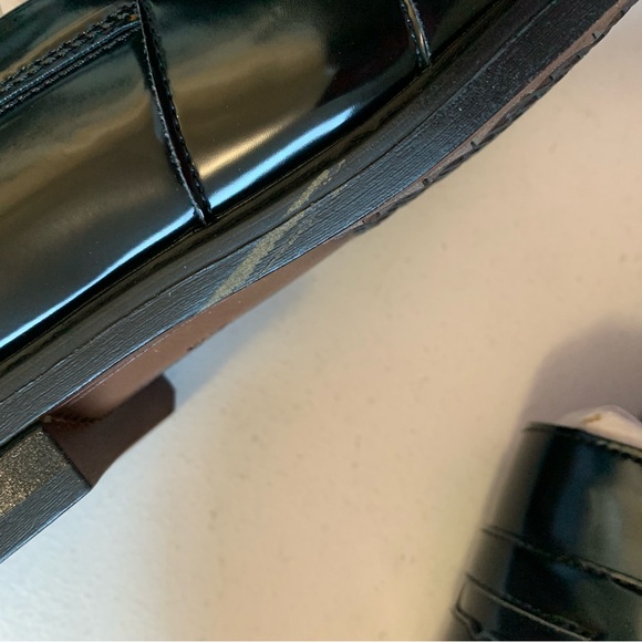 🔥SALE🔥 Nunn Bush Mens Size 11.5 Black Lincoln Moc Toe Penny Loafer NEW IN BOX - Picture 6 of 16